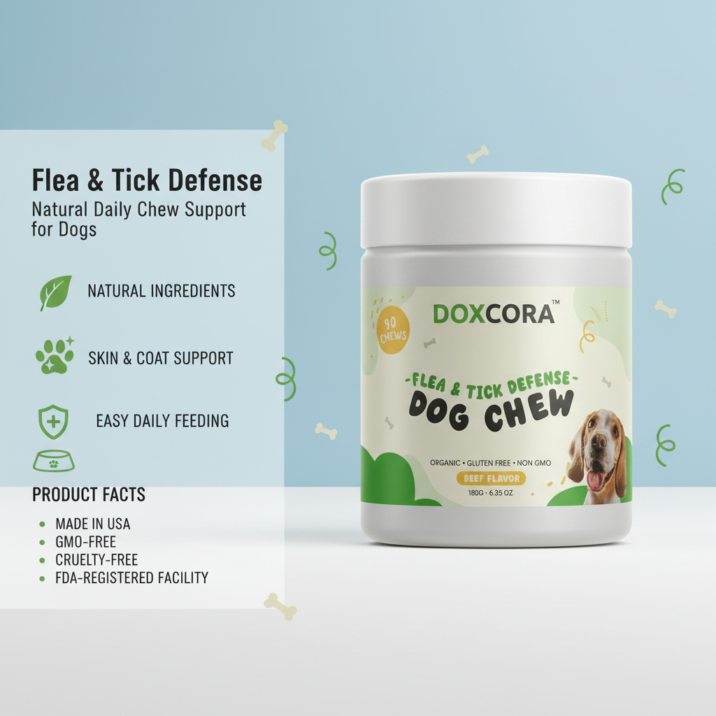 Doxcora - All Natural Defense Chews for Dogs