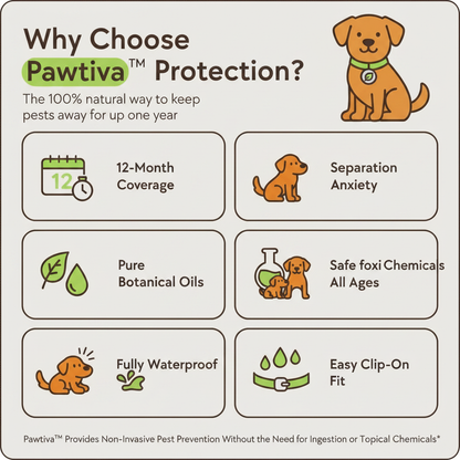 Pawtiva™ Flea & Tick Defense 12 Months Protection