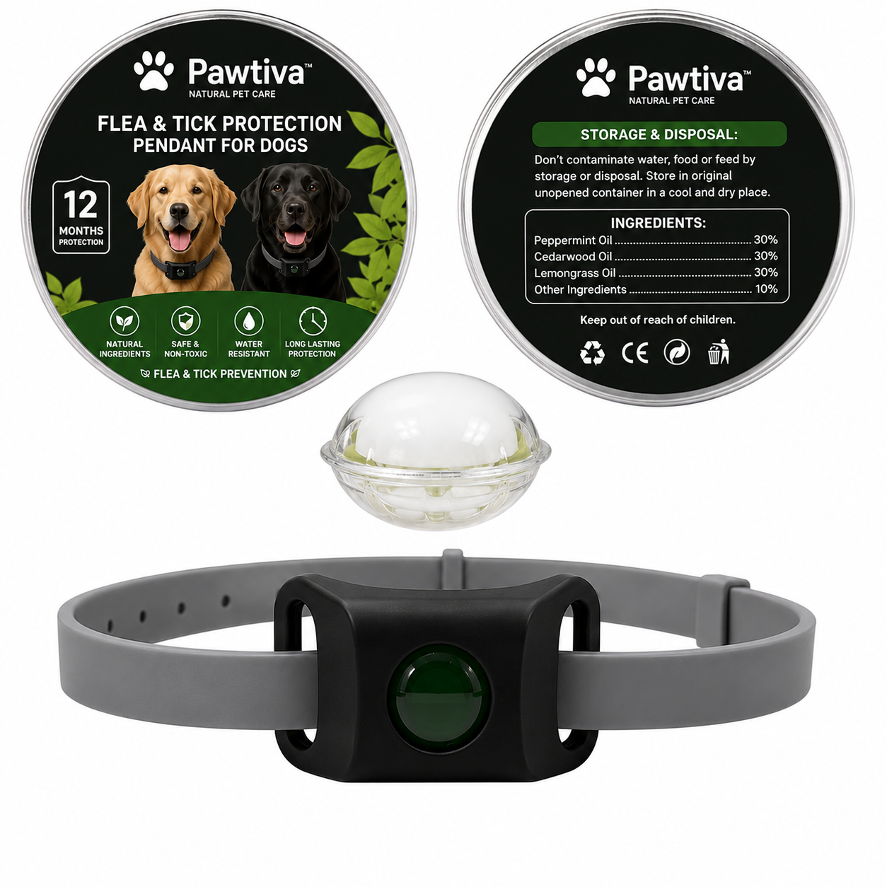 Pawtiva™ Flea & Tick Defense 12 Months Protection
